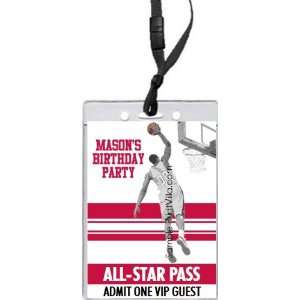  Houston Rockets Colored Dunk All Star Pass Invitation 