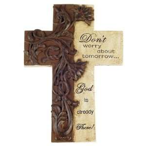   Worry About Tomorrow Cross   Party Decorations & Room Decor Health