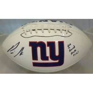  Prince Amukamara Autographed New York Giants Logo Football 