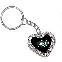 Touch by Alyssa Milano New York Jets Crystal Heart Keychain    