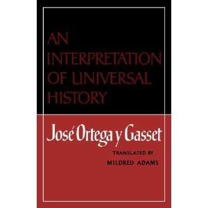   of Universal History [Paperback] Jose Ortega y Gasset Books
