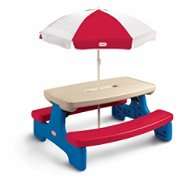 Little Tikes Easy Store Table with Umbrella at 