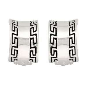   On Earring with Symmetrical Shape on each Side with Gift Box Jewelry