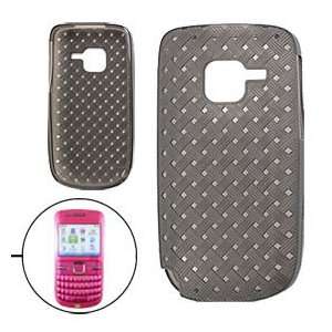   Gray Soft Plastic Case Cover for Nokia C3 Cell Phones & Accessories