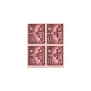 Independence Hall Set of 4 X 10 Cent Us Postage Stamps 