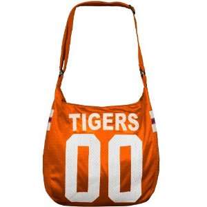 Clemson Tigers Orange Jersey Messenger Bag: Sports 