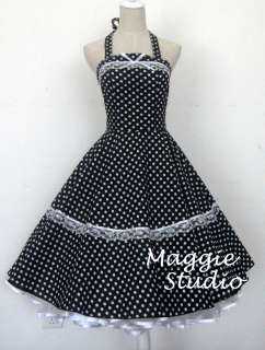 50er Jahre Tanz Kleid zum Petticoat Rockabilly 503  
