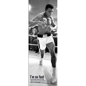  Muhammad Ali Training 11.75 x 36 Poster
