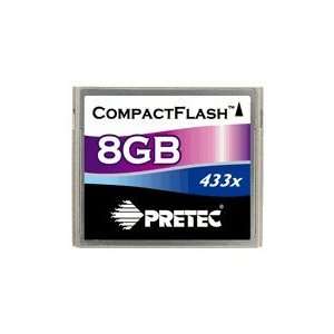  Pretec 8GB Compact Flash Card 433X: Electronics