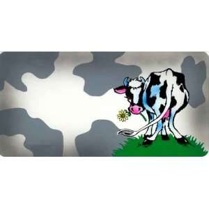  Airbrushed License Plate   Cow   Cute   #364: Toys & Games