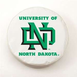  North Dakota Sioux Logo Tire Cover (White) A H2 Z Sports 