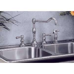  Elkay LK2455CR Victoria Two Handle Kitchen Faucet w/ Spray 
