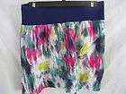 Lily White Beautiful Colorful Lightweight Elastic Waist Skirt Sz XL