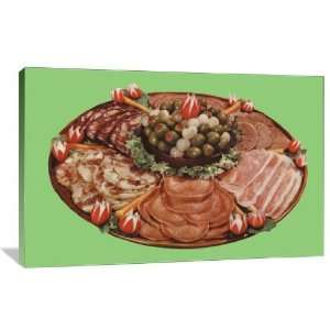  Meats   Gallery Wrapped Canvas   Museum Quality  Size: 30 