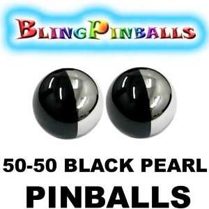   Black Pearl 50 50 Bling pinballs by Back Alley Creations Toys & Games