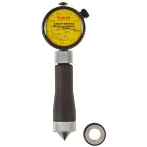   Countersink Gauge With Yellow Dial, 82 Degree Angle, 9 14.2mm Range