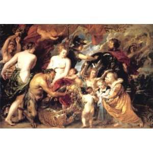  Oil Painting Peace and War Peter Paul Rubens Hand 