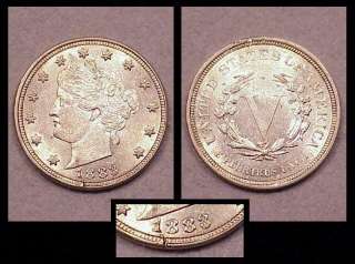 1883 (No Cents) Liberty Head Nickel (UNC)  
