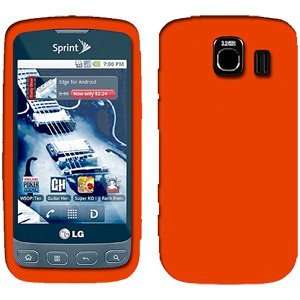 New Amzer Silicone Skin Jelly Case Orange For Lg Optimus U Lg Optimus 