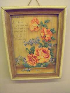1920s 1930s MOTHERS DAY MOTTO / POEM FRAMED  