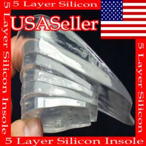 LAYER HEIGHT SILICON GEL INSOLE MAKE TALLER/1PAIR A3  