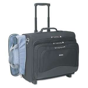  SOLO Rolling Laptop/Overnight Bag Black Dual Access With 