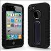 Black Duo Shield Double Layer Hard Case Snap On Cover for Apple iPhone 