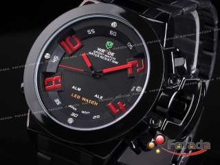 Weide XXXL Militär Armbanduhr Herren Analog Digital Uhr  