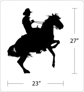 COWBOY HORSE   Wall Decals Stickers Vinyl Art Western  