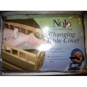  Nojo Standard Changing Table Cover in Sage Green Baby