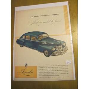  1946 LINCOLN AUTOMOBILE PRINT AD 