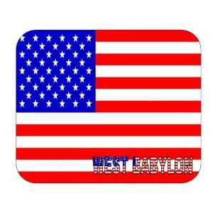  US Flag   West Babylon, New York (NY) Mouse Pad 