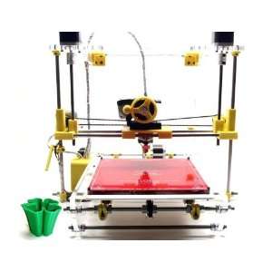 Airwolf 3D Printer AW3D V.4 + 1 LB Filament Assembled Prusa Reprap 