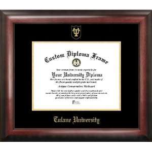 Tulane University Gold Embossed Diploma Frame  Sports 