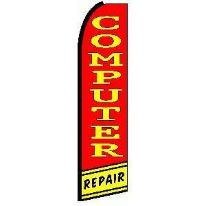  Computer Repair R/Y Extra Wide Swooper Feather Business 