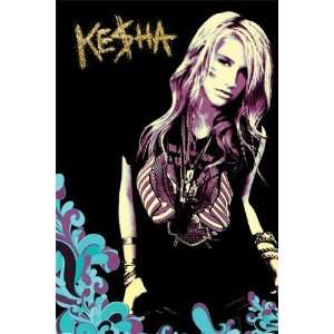  Music   Dance Posters Kesha   Retro   35.7x23.8 inches 