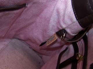 Dooney & Bourke COGNAC Croco Leather Tassel Handbag $420 A210993 #206 