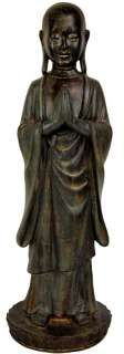 22 Standing Japanese Zen Monk Statue  
