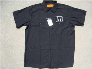 Authentic DICKIES Honda Work Shirt New Short Sleeve Button Up  