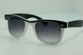 Pairs Black white tetra wayfarer sunglasses 80s  