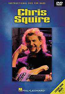 CHRIS SQUIRE   YES   BASS GUITAR INSTRUCTION *NEW* DVD  