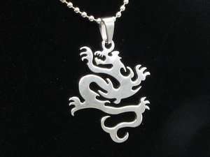 Stainless Steel Lady Necklace 3D Dolphin Pendant 0fg  