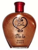LOLA Glo La Shimmering Dry Body Oil. In Bronzed Goddess. 1.7 oz.