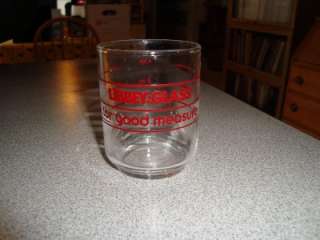 VINTAGE LIBBEY GLASS MEASURING CUP.4oz MEASURE CUP..WOW  