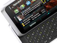 Nokia E7 00 Smartphone (10.2cm (4 Zoll) Clear Black AMOLED Touchscreen 