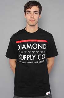 Diamond Supply Co. The Roots Tee in Black  Karmaloop   Global 