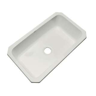 Manhattan Undermount Acrylic 33x22x9 0 Hole Single Bowl Kitchen Sink 