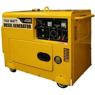 Diesel Portable Generator from PRO SERIES  The Home Depot   Model 