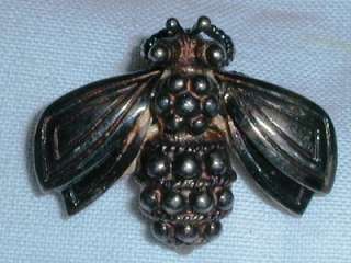 TIFFANY & CO STERLING BEE BROOCH  ADORABLE  