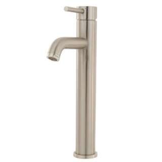 Pegasus Tower Single Hole 1 Handle Low Arc Bathroom Faucet in Brushed 